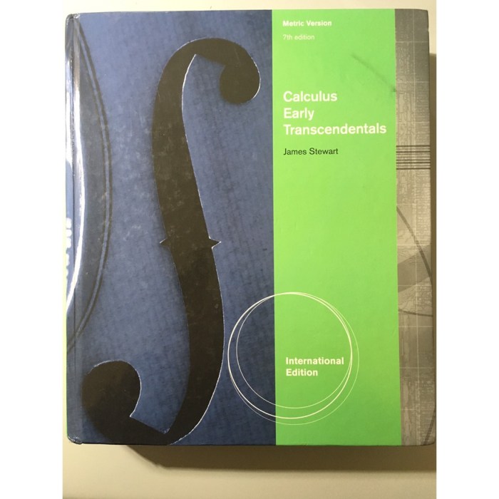 Calculus early transcendentals 7th edition